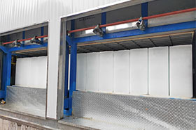 日產(chǎn)5噸塊冰機(jī)，廣州食品加工正在使用